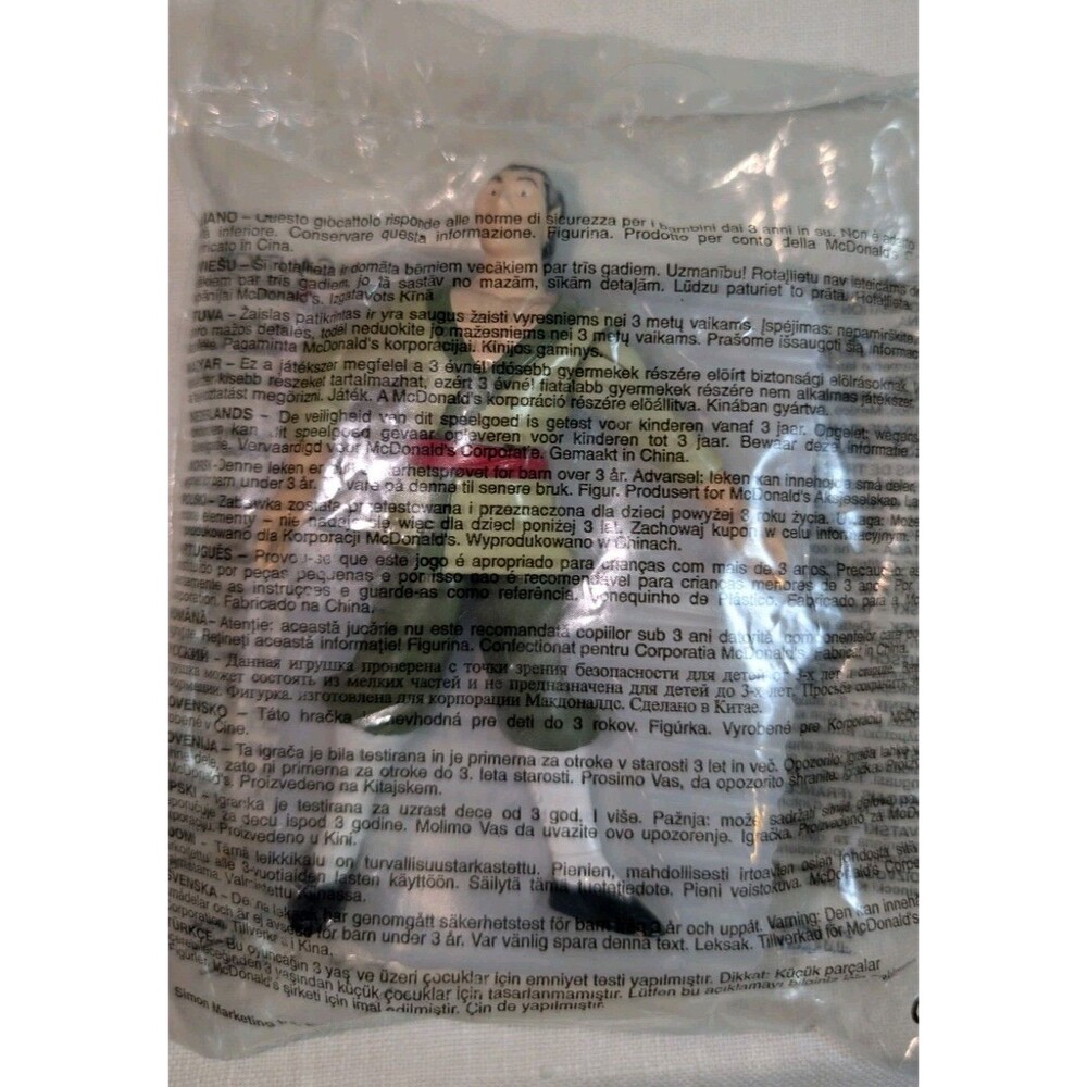 2 VINTAGE 1998 McDONALD'S HAPPY MEAL TOY -DISNEY MULAN FIGURE - #6-NIP